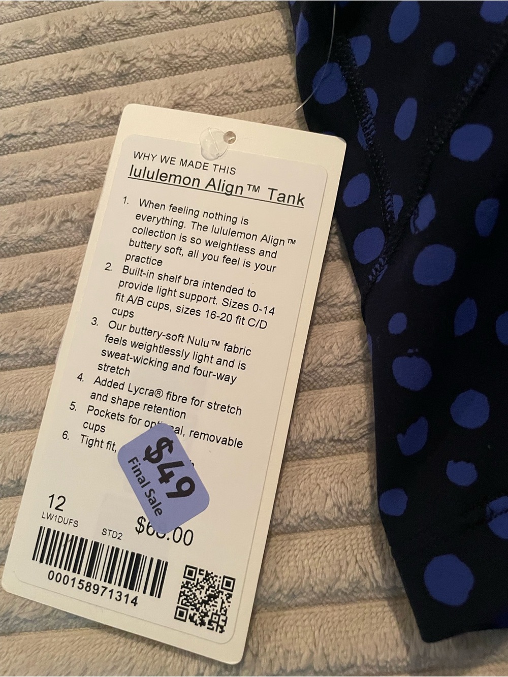 Lululemon Align Tank - Picture 3 of 3